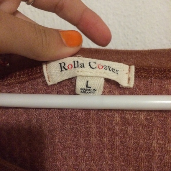 Rust Colored Peasant Top - Picture 2 of 4